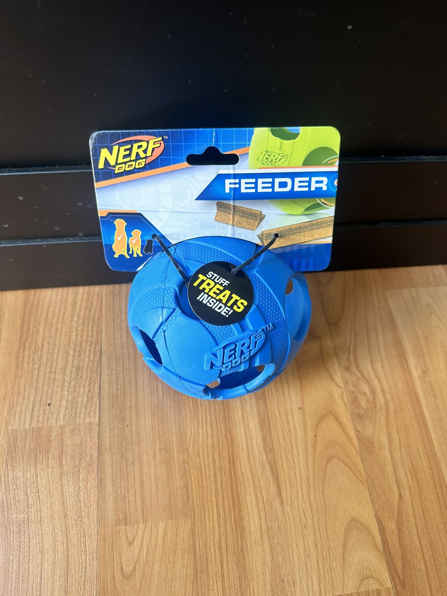 brand new nerf dog toy feeder