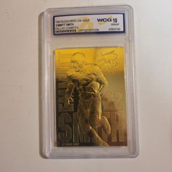 1995 EMMITT SMITH DALLAS COWBOYS 23 Kt  Gold