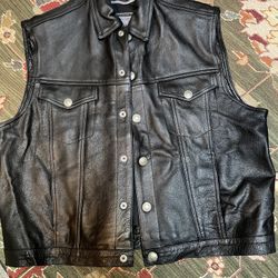 Leather Shirt And Vest 