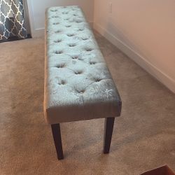 Z Gallerie Tufted Bench