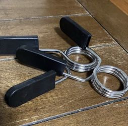 Olympic Barbell clips NEVER USED