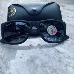 NEW POLARIZED Ray Ban Justin ! 