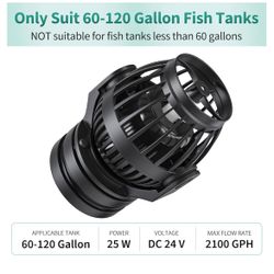 Uniclife Wavemaker For 60-120gal Aquarium 