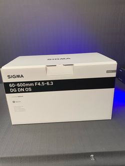 Sigma Lens for Sony E-Mount 60-600mm Brand New