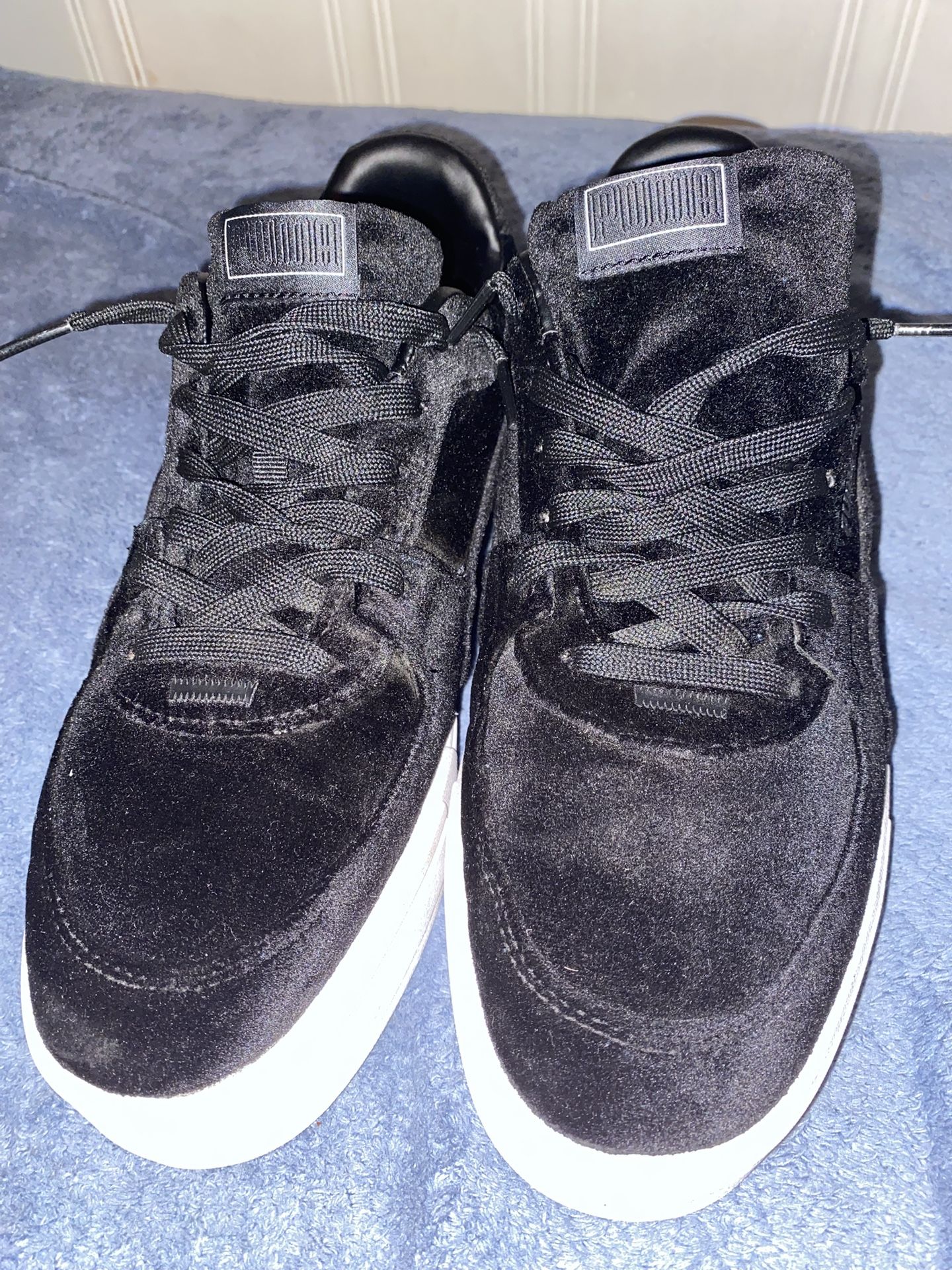 Puma Suede Black Size 9