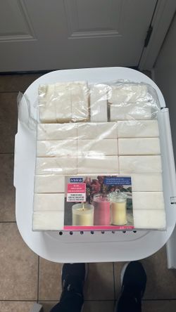 24  Bars of Reformulated  Premium Parafin Wax for Jars -9 lbs