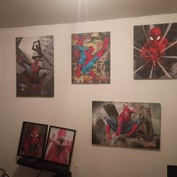 spiderman canvases 