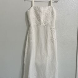 Zara White Dress 