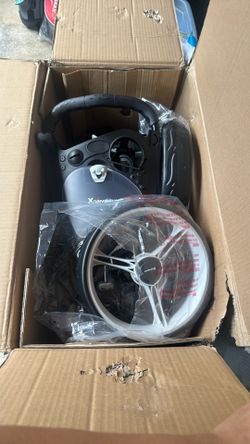 4- wheel golf push trolley