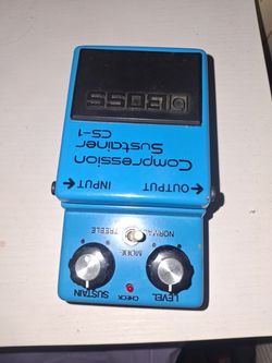 Boss- compression sustainer cs-1 black label