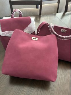 Pink bag all three