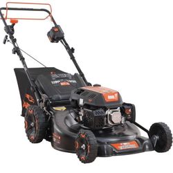 24 in. 201cc Electric Start SELECT PACE 6 Speed CVT High Wheel RWD 3-in-1 Gas Walk Behind Self Propelled Lawn Mower