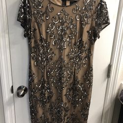 Mesh Sequin Ladies Cocktail Dress Size 8