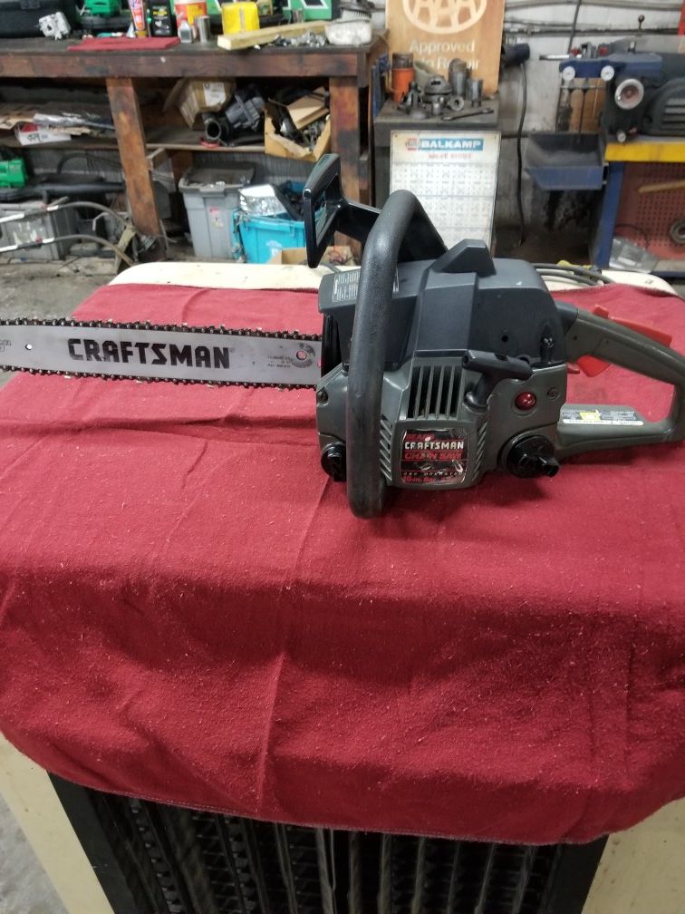 Craftsman 2.2 ci 36cc chainsaw 16 inch bar