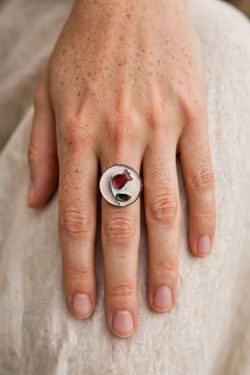 Pomegranate Blossom Ring