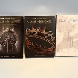 Game Of Thrones Season’s 1,  2 And 3 on DVD. AMAZING CONDITION!