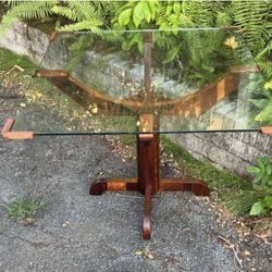 Super Unique Gorgeous Koa Veneer Table OBO