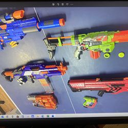 6 Nerf Guns Assortment 