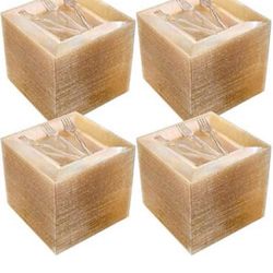 Gold Glitter Disposable Plates