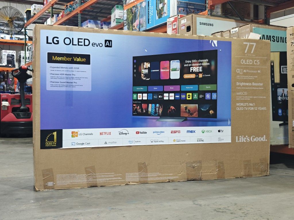 LG 77" Class C5 Series OLED evo AI Smart TV