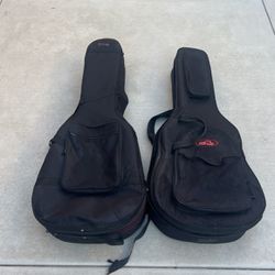 2 Guitar Travel Bags Medina Guitar Bag And Skb Guita Bag With 1 Broken Strap