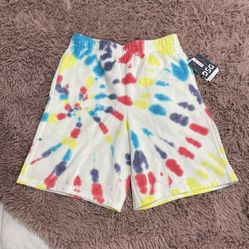 DSG New Boys Fleece Tie Dye Shorts 