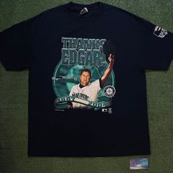 Vintage 2000s Thanks Edgar Martinez Seattle mariners tee