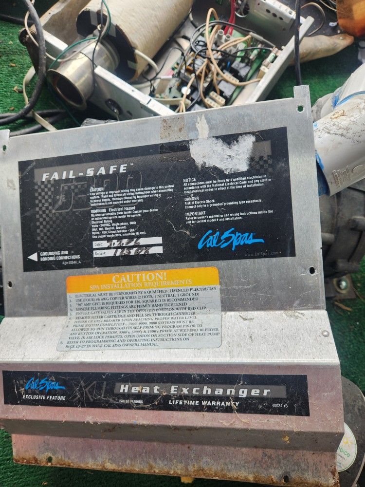 Jacuzzi Pumps And Heater