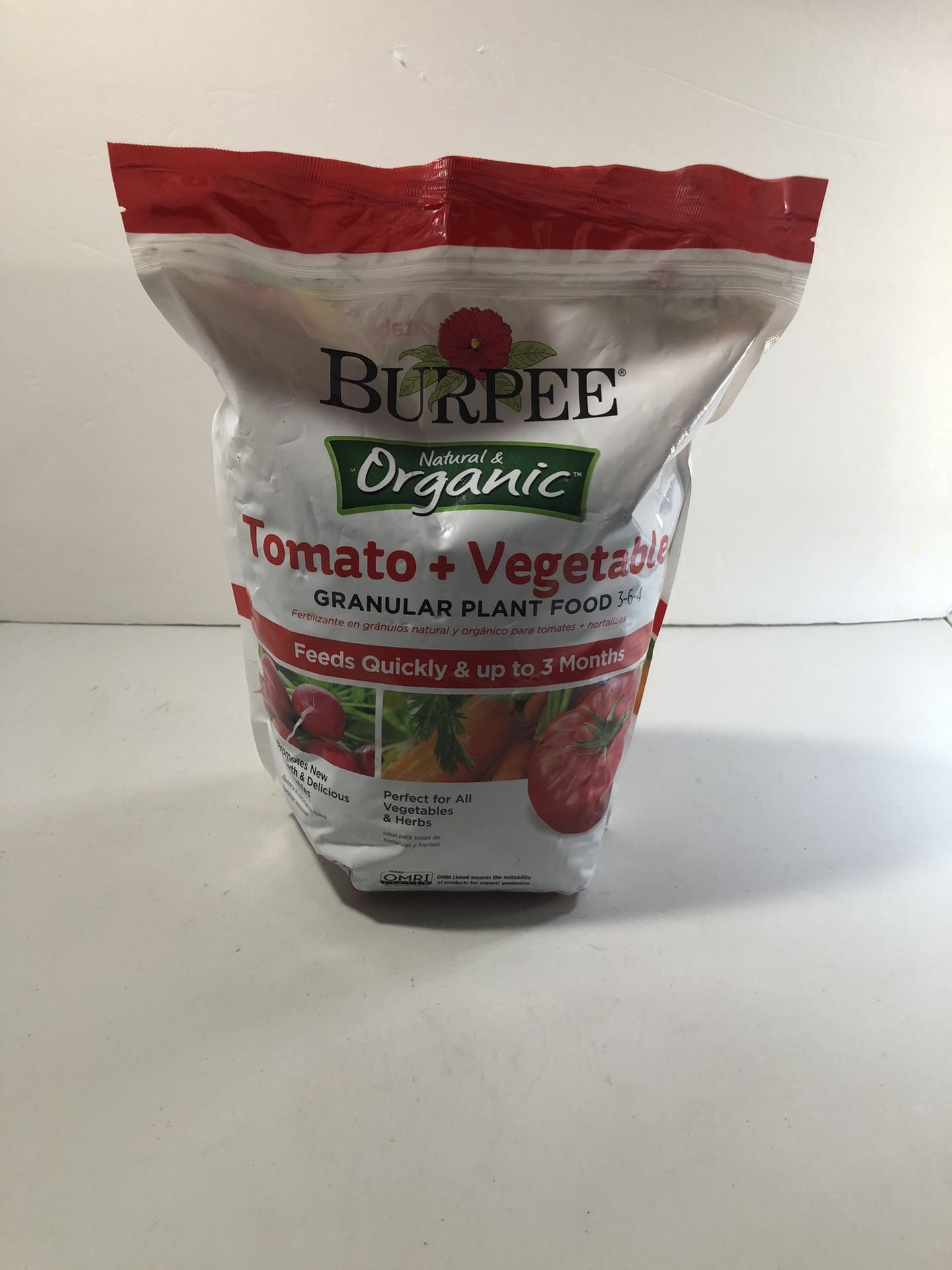 Burpee Organic Tomato & Vegetable Granular Plant Food, 4 lb