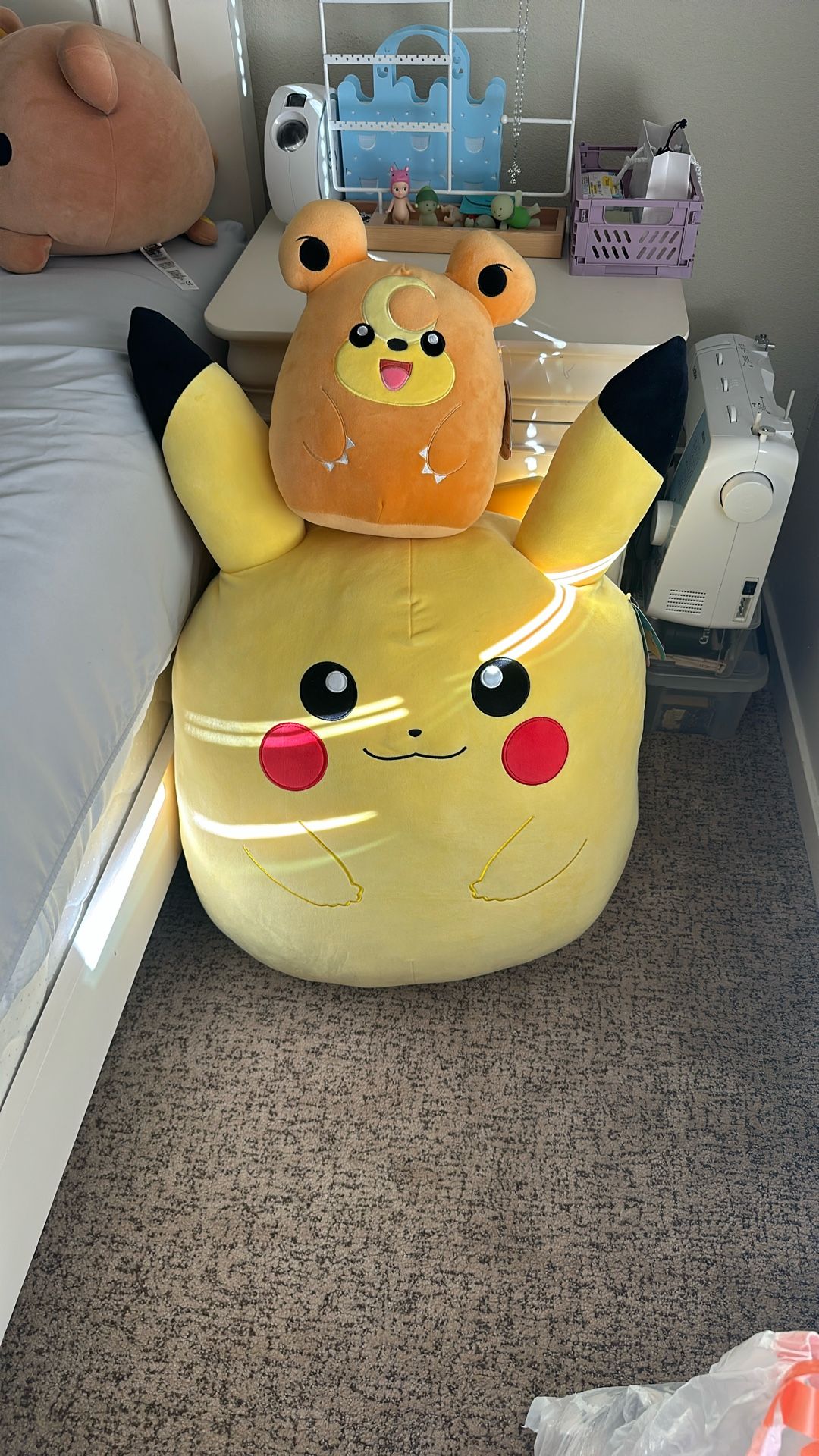 NWT Large Pikachu Squishmallow & Teddiursa Squishmallow