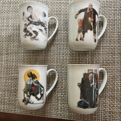 Norman Rockwell Coffee Mugs