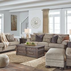 Kananwood - Oatmeal - 2 Pc. - Sofa, Loveseat