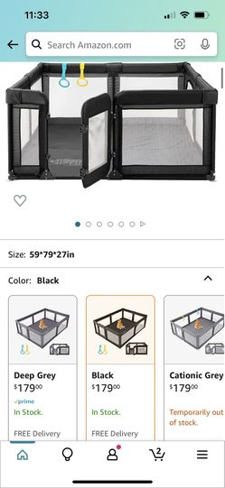 6.5ft Playpen w/ Door
