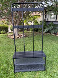 Coat Rack, Bench, Shoe Storage
