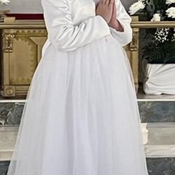First Communion Dress and Accessories 
