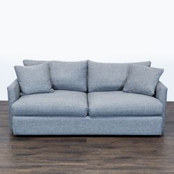 *Free Delivery* Gray Crate & Barrel Couch Sofa 3 Seater