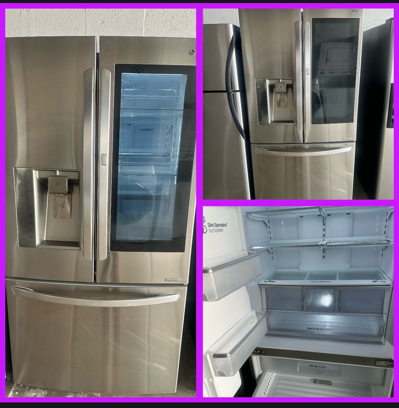 Stainless steel refrigerator