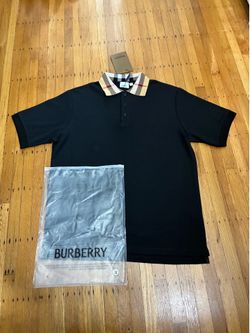 Burberry Black Polo Shirt