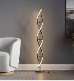 Modern LED Vortex Floor Lamp