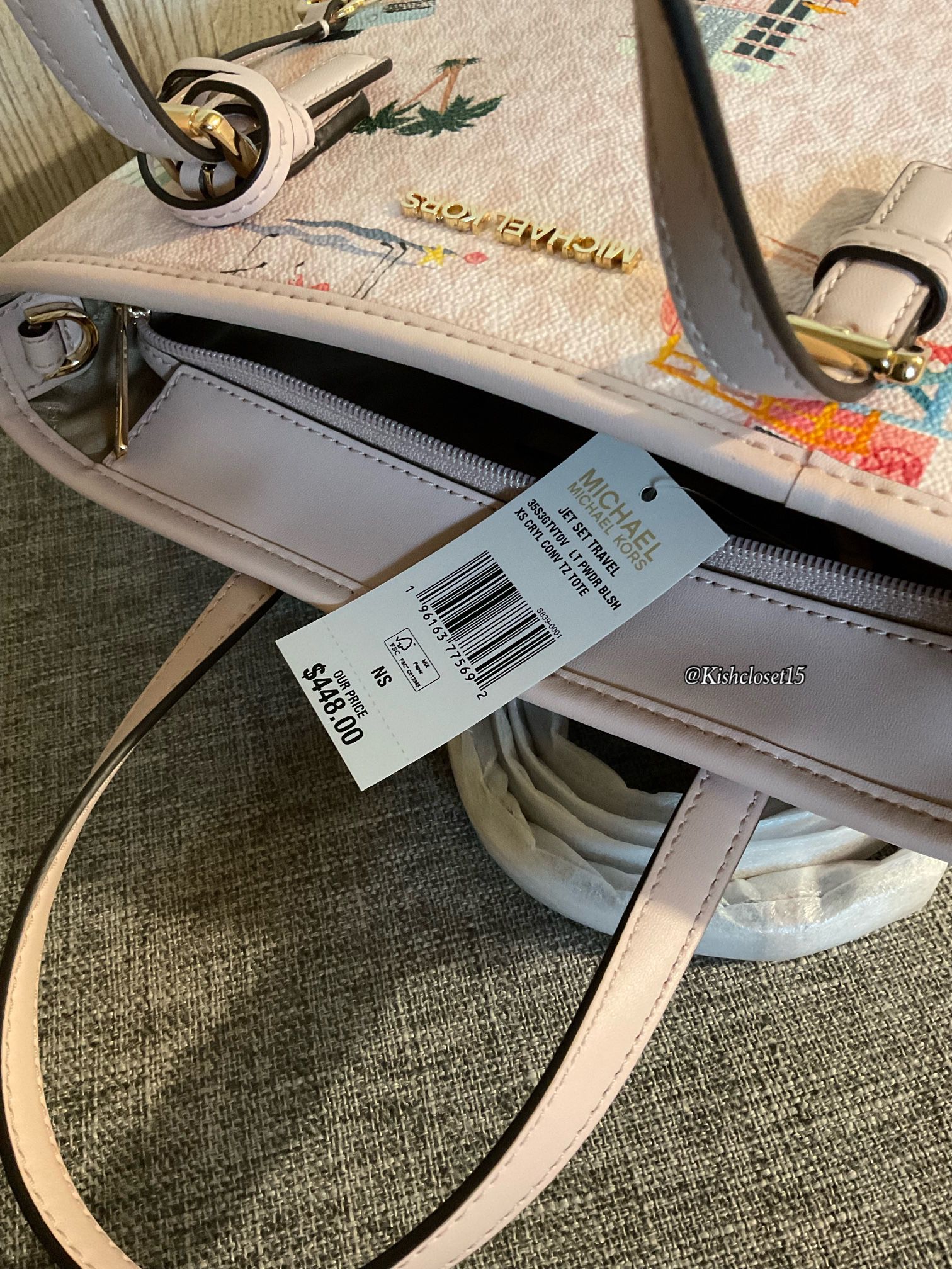 Limite Edition NWT AUTHENTIC Michael Kors Jet Set Travel XS Carryall  Convertible TZ Tote for Sale in Upland, CA - OfferUp