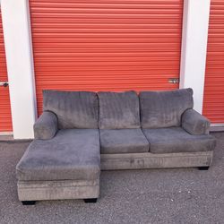 Modern Gray Sectional Sofa