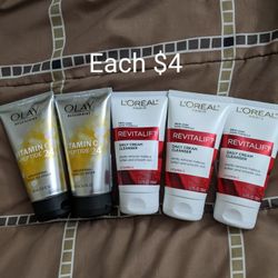 L'Oreal And Olay Facial Cleanser 