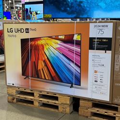 75” LG UT8000 4K HDR SMART TV
