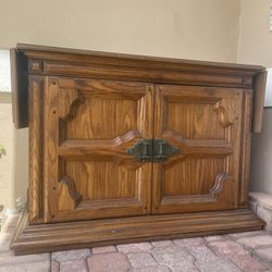 Vintage Antique Keller Buffet Kitchen Organizer Table Side Entryway Sturdy 