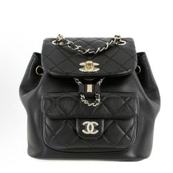 CHANEL Chanel Duma diamond checkered design leather chain（26）72