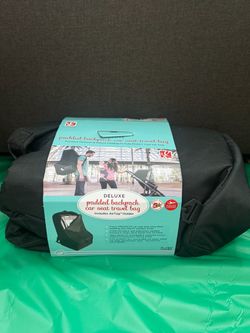 Deluxe Padded Backpack Car Seat Travel Bag
