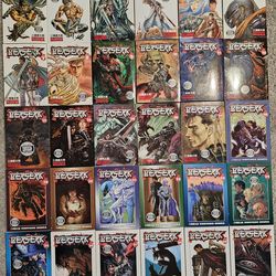 BERSERK Graphic Novels COMPLETE Set MANGA Books ANIME First Print DARK HORSE