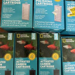 Huge Lot Of 20 National Geographic Aquarium Power Filters For Fish Tanks Different Types 