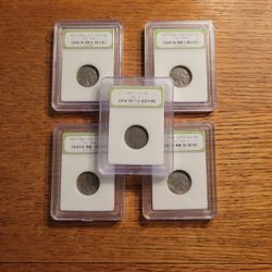 International Numismatic Bureau Slabs