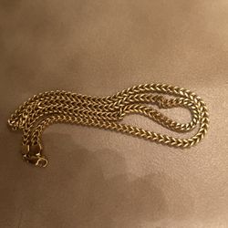 Franco 14 karat gold chain